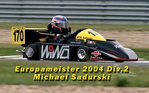 Superkart Europameister 2004: Michael Sadurski -  www.superracekart.info